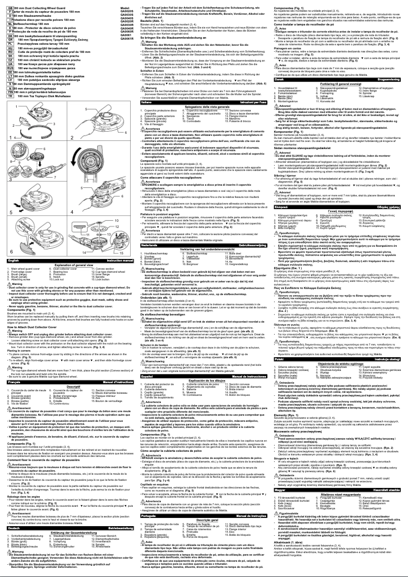 First page image of the manual for GA5020