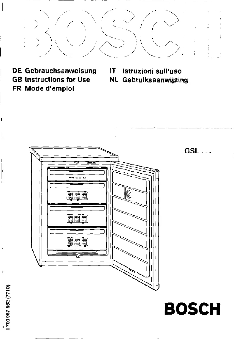Page 1 of the manual User Manual Bosch GSL85421