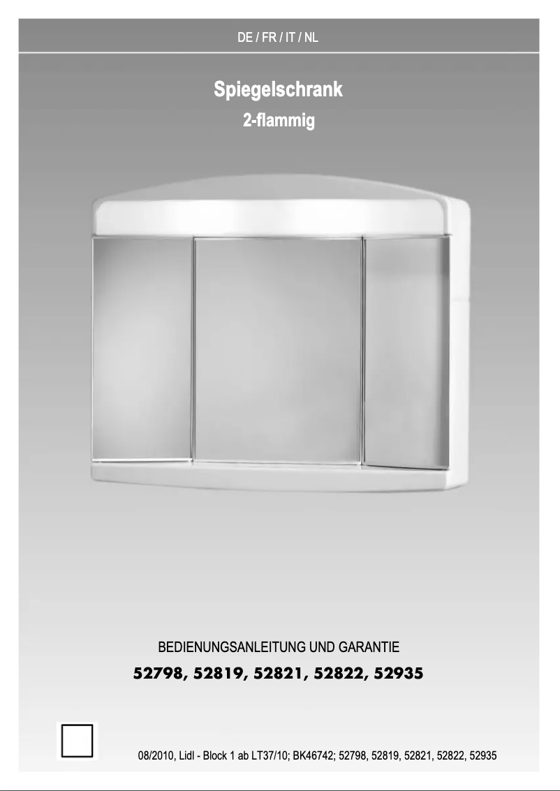 Page 1 of the manual User Manual Miomare IAN 46742