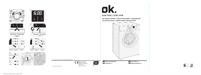 First page image of the manual for OTD 71112