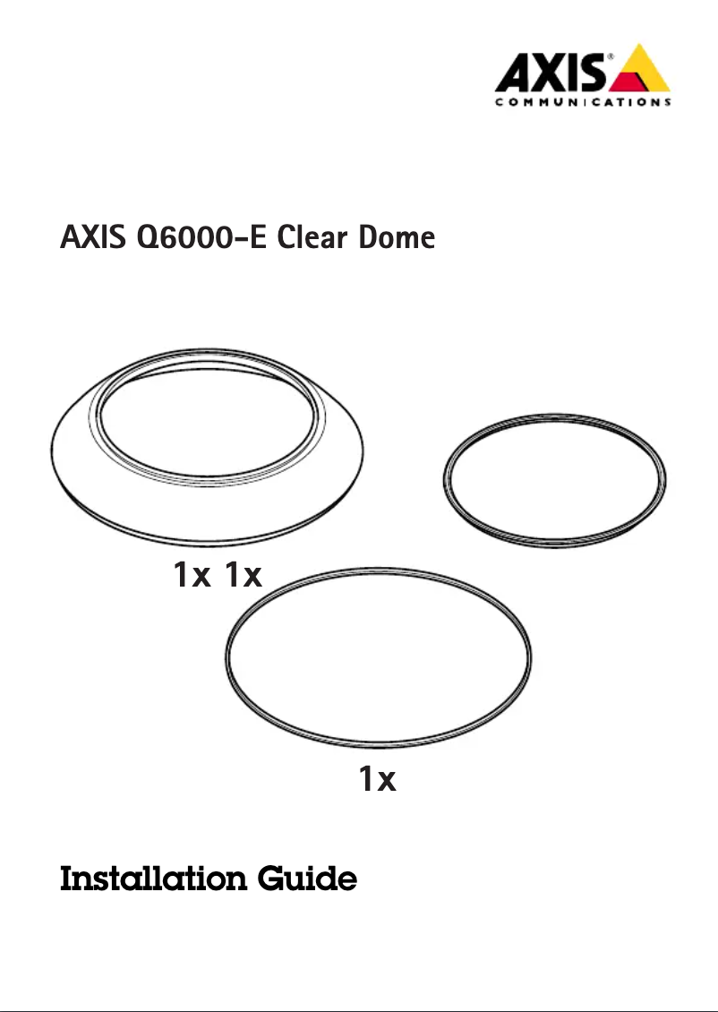 First page image of the manual for Q6010-E