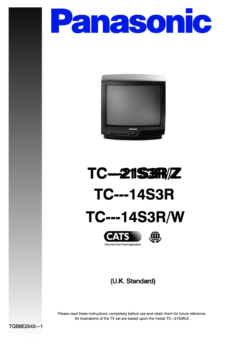 First page image of the manual for TC-14S3RW