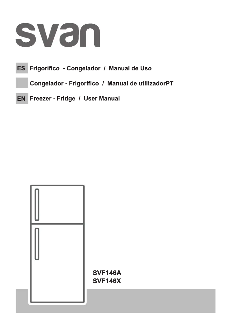 Page 1 of the manual User Manual SVAN SVF146X