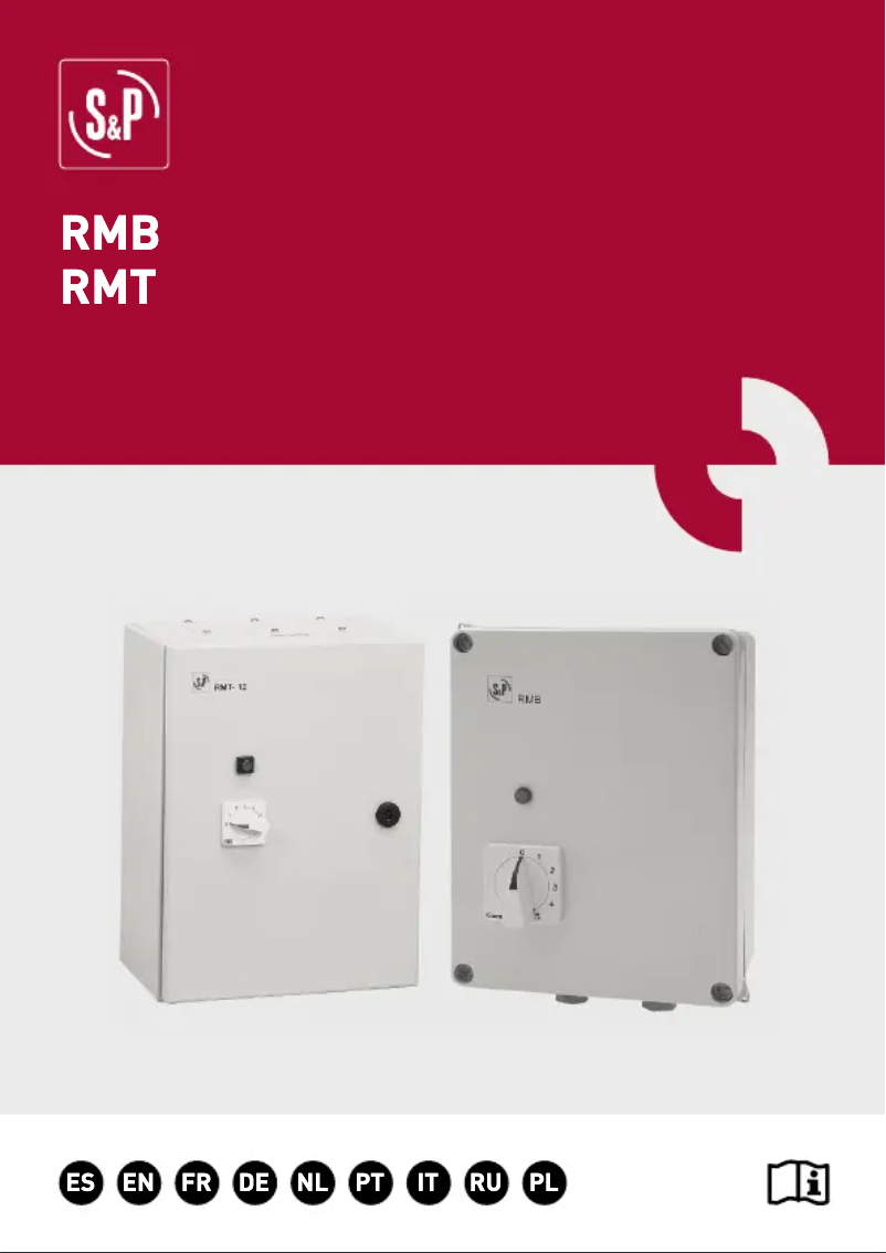 First page image of the manual for RMB