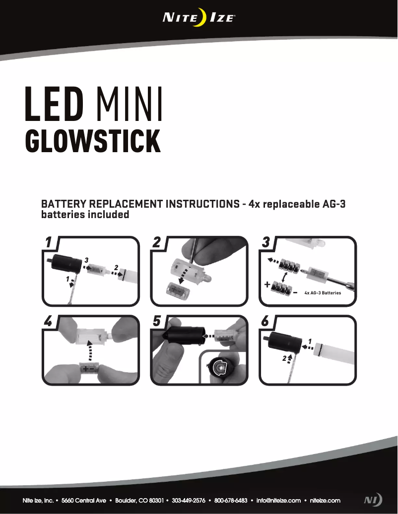 First page image of the manual for MGS-03-R6