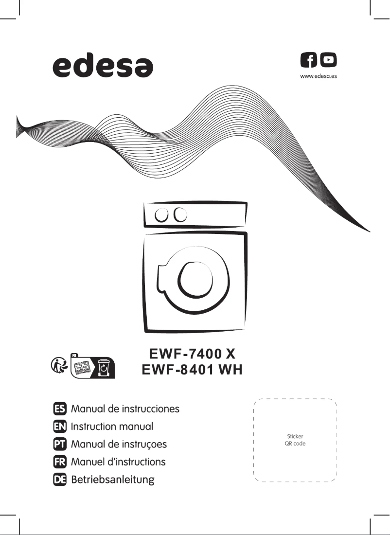 First page image of the manual for EWF-7400 X