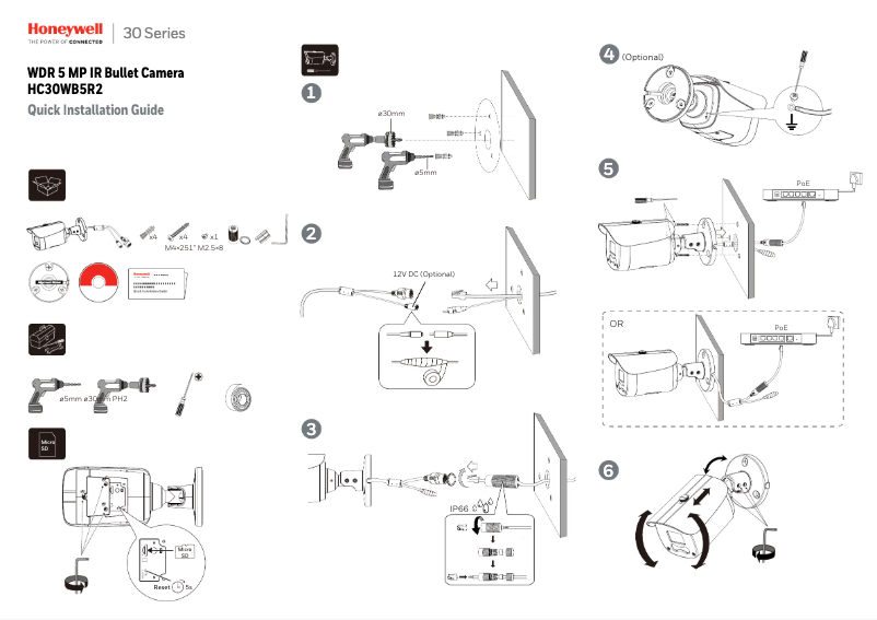 First page image of the manual for HC30WB5R2