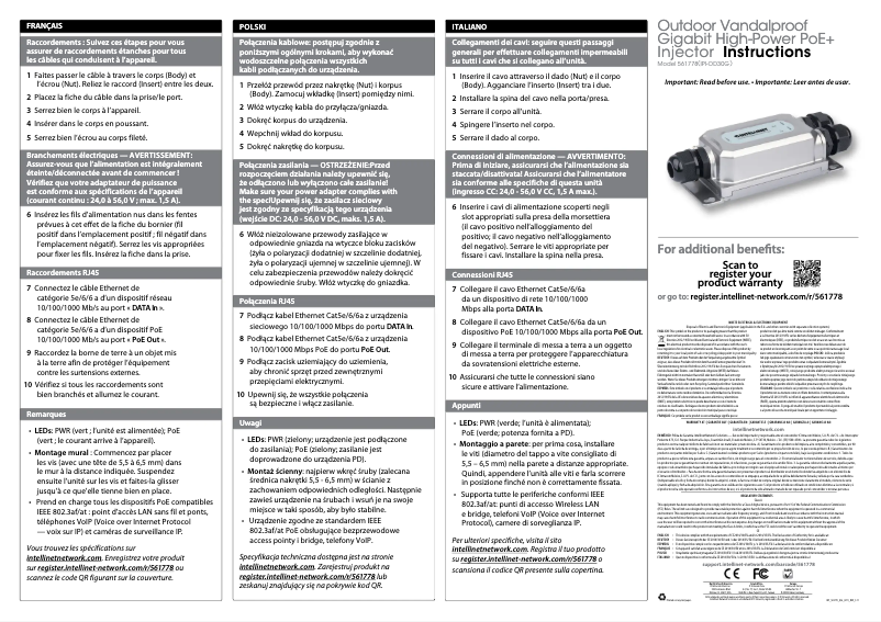 Page 1 of the manual User Manual Intellinet 561778