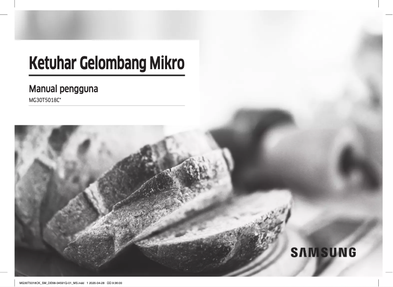 Page 1 of the manual User Manual Samsung MG30T5018CP