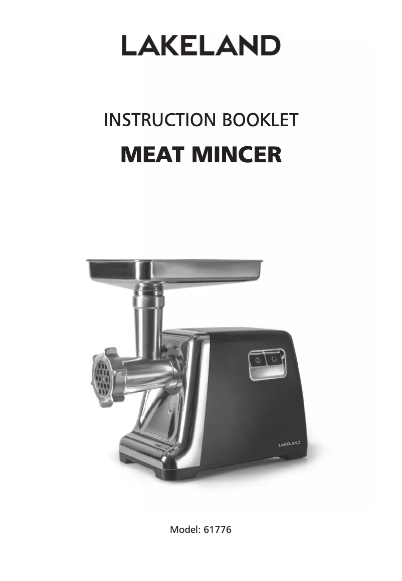 First page image of the manual for 61776