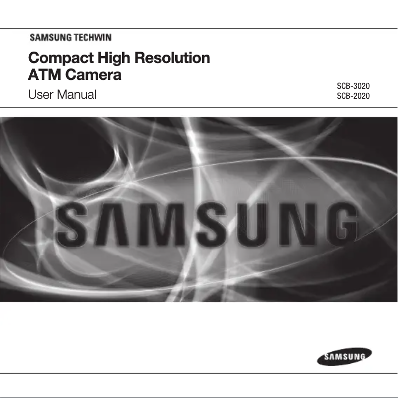 Page 1 of the manual User Manual Samsung SCB-3020