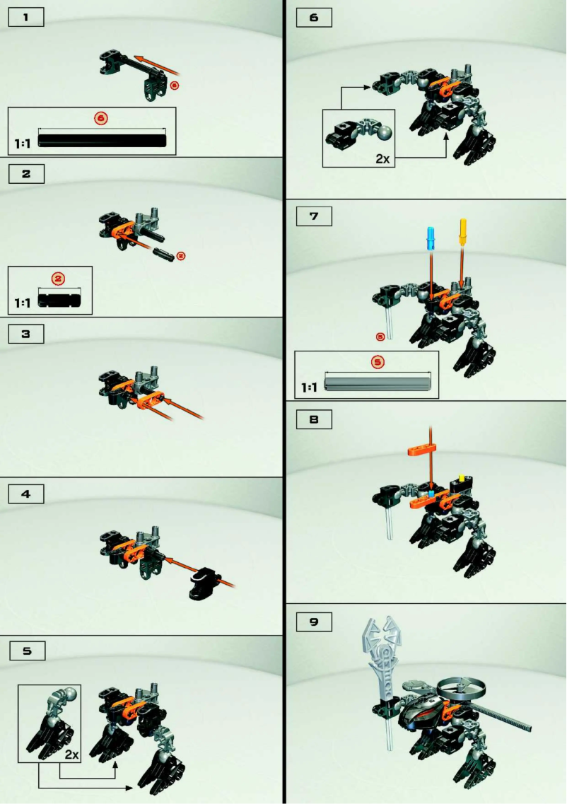 Page 1 of the manual User Manual Lego Rahaga Bomonga