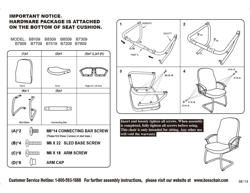 Page 1 of the manual User Manual Boss B7909