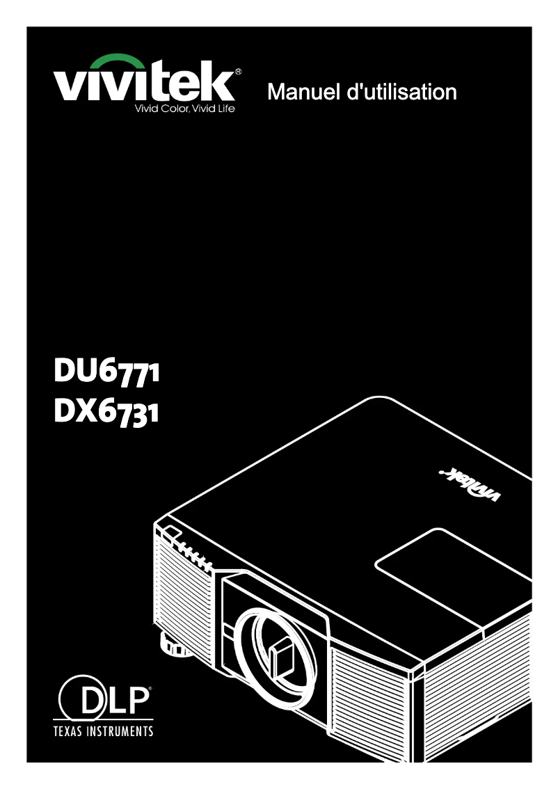 Image de la première page du manuel de l'appareil DU6771