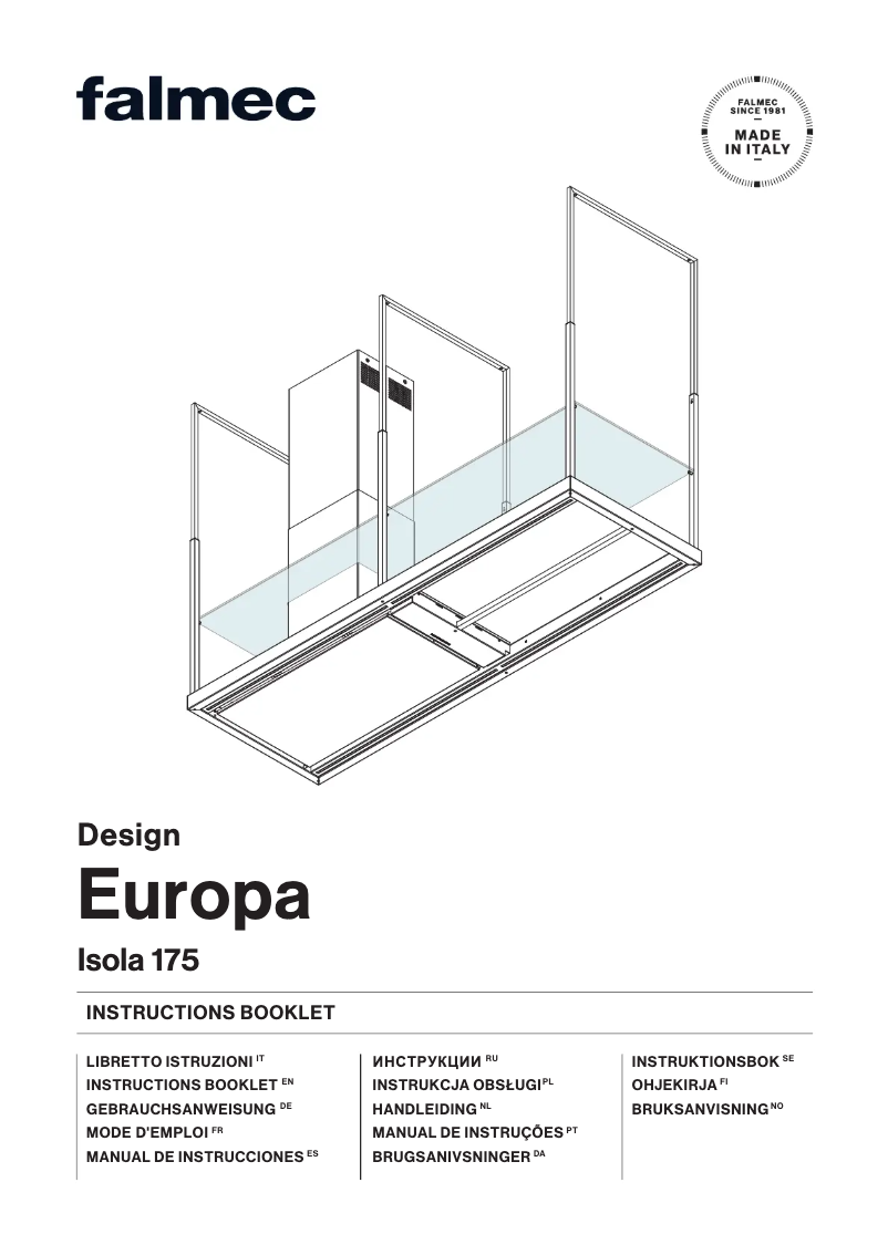 First page image of the manual for Europa 175