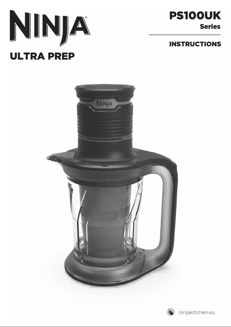 First page image of the manual for PS100UK