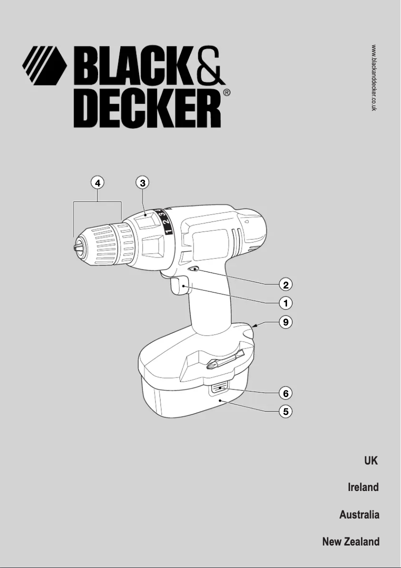 Page 1 of the manual User Manual Black & Decker CD112C
