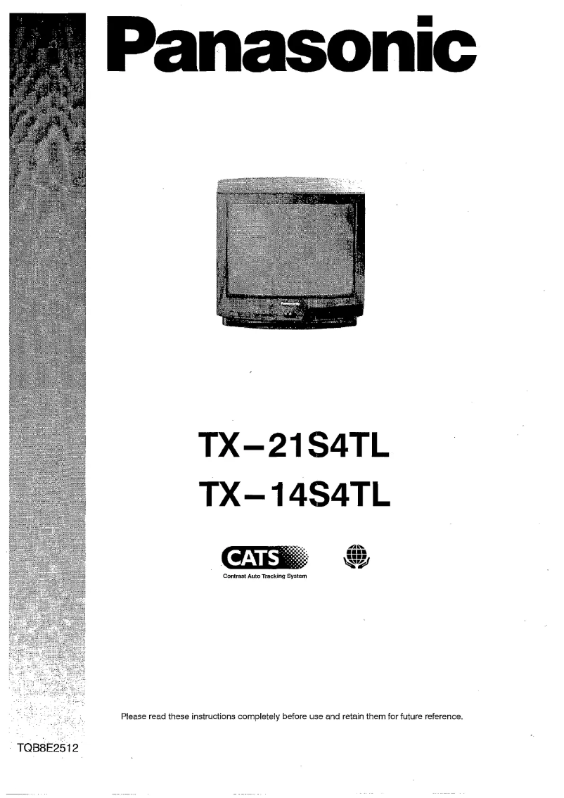 First page image of the manual for TX-14S4TL