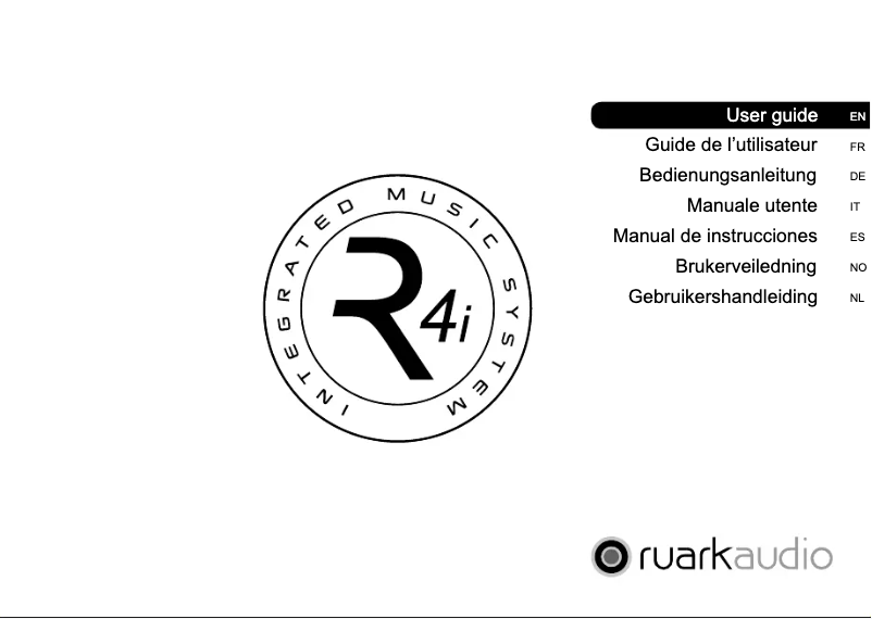 First page image of the manual for R4