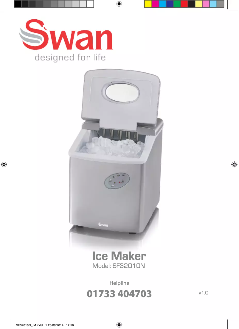 First page image of the manual for SF32010N