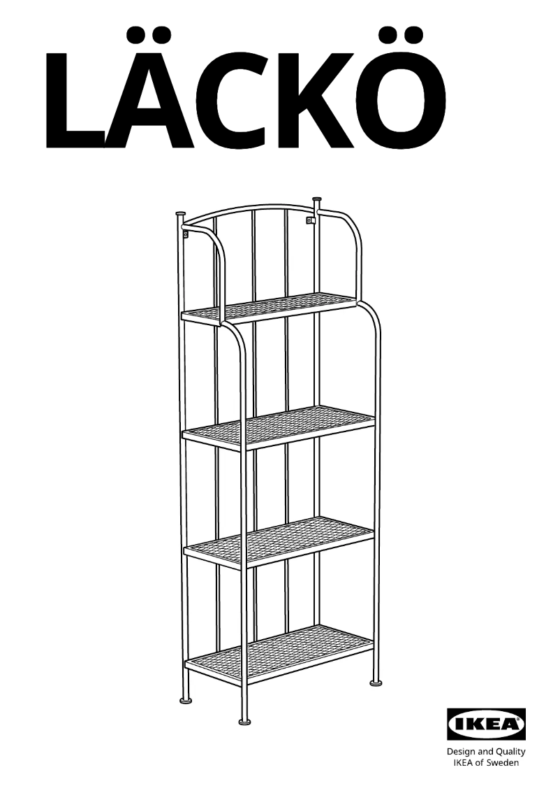 First page image of the manual for LÄCKÖ 201.742.16