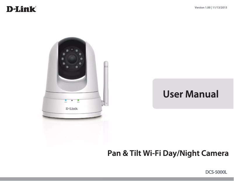 Page 1 of the manual User Manual D-Link DCS-5000L/E