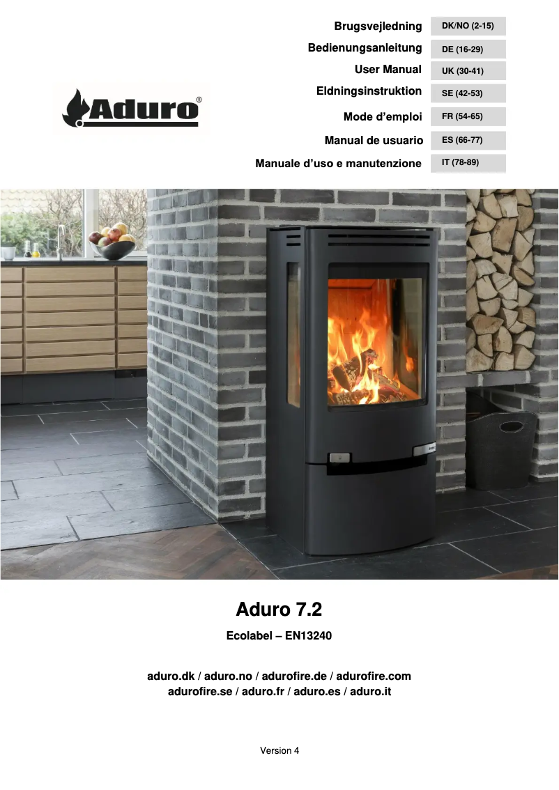 First page image of the manual for 7.2