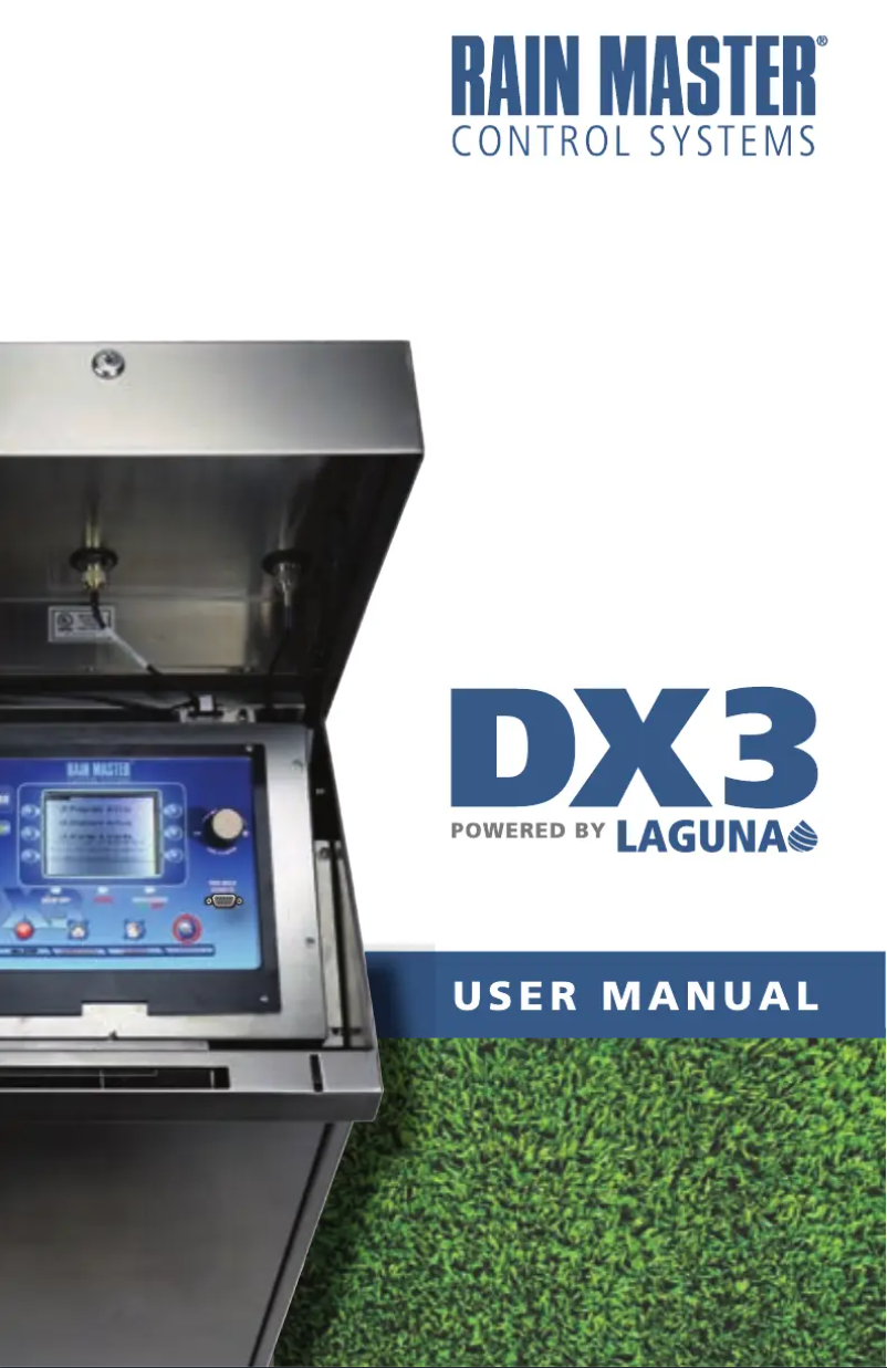 Page 1 of the manual User Manual Irritrol DX3-