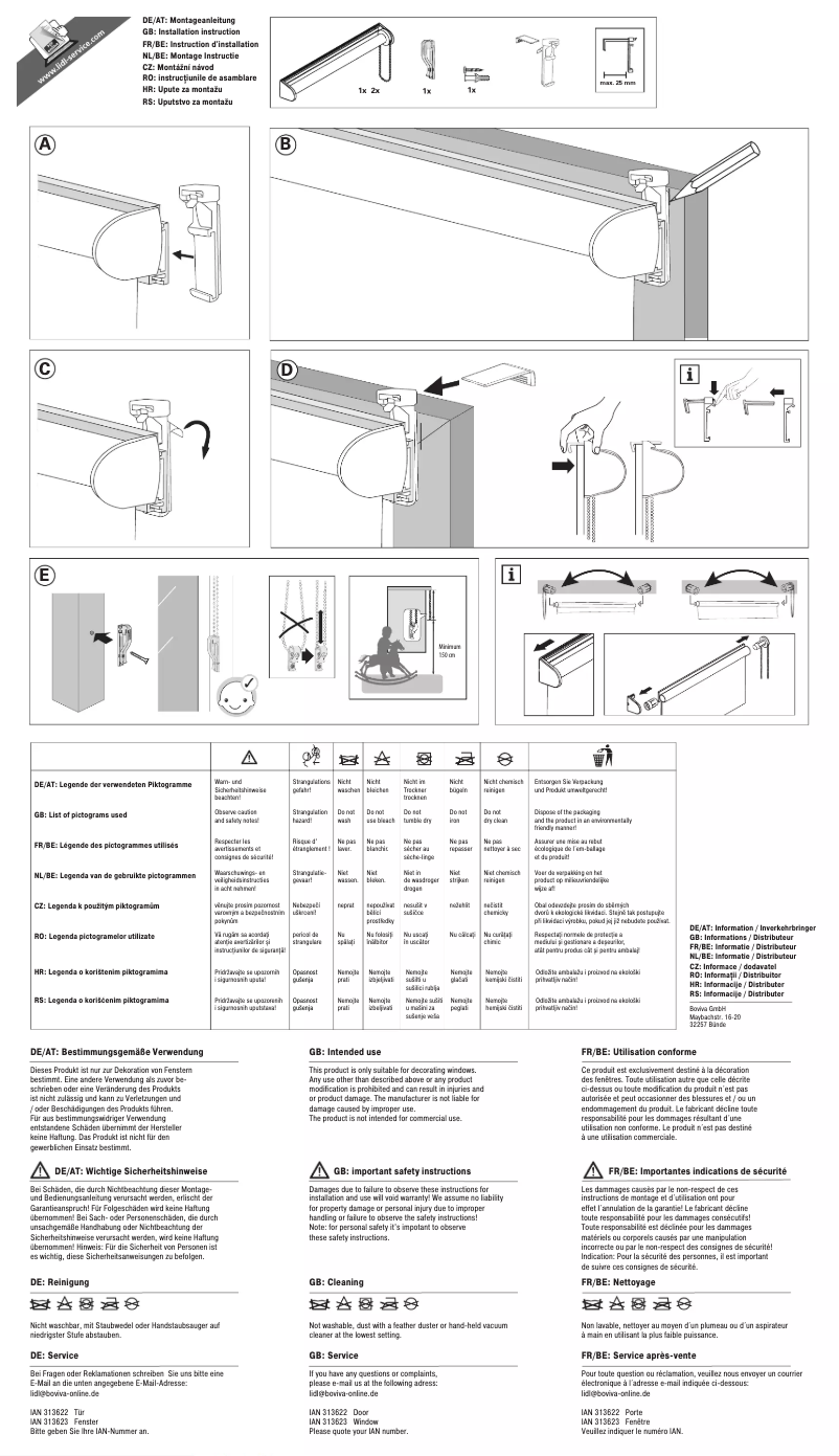 First page image of the manual for IAN 313622
