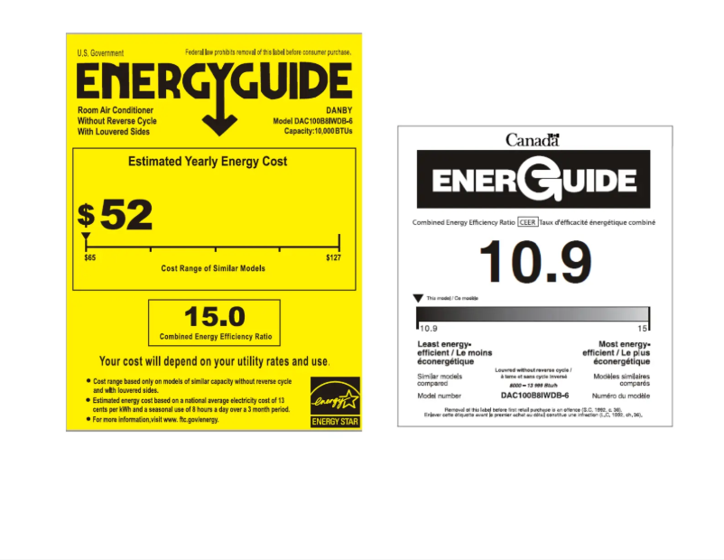 First page image of the manual for DAC100B8IWDB-6