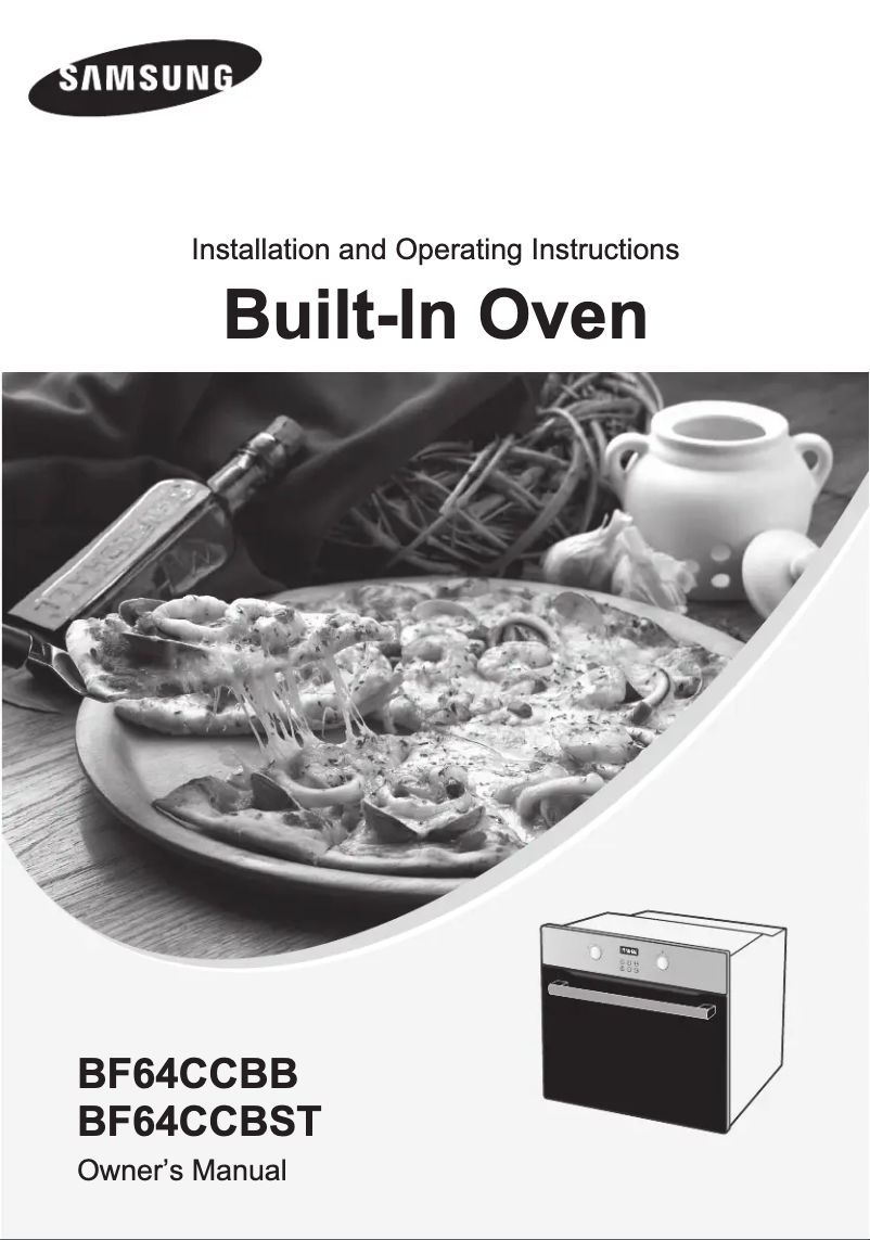 First page image of the manual for BF64CCBST