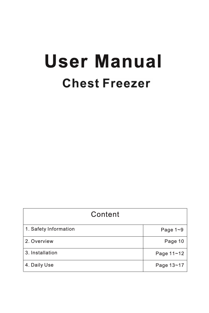 First page image of the manual for CCHM 200/N