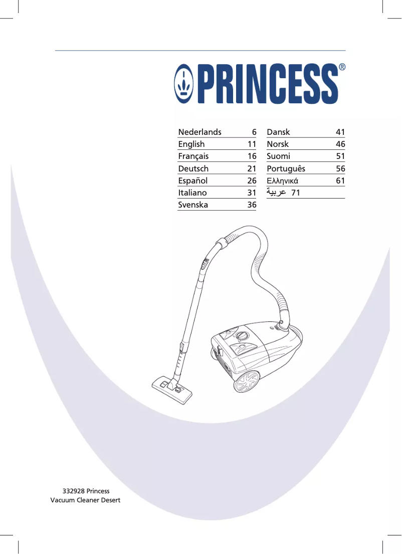 Page 1 of the manual User Manual Princess 332928 Desert