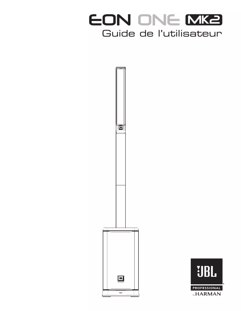 Page 1 of the manual User Manual JBL EON ONE MK2