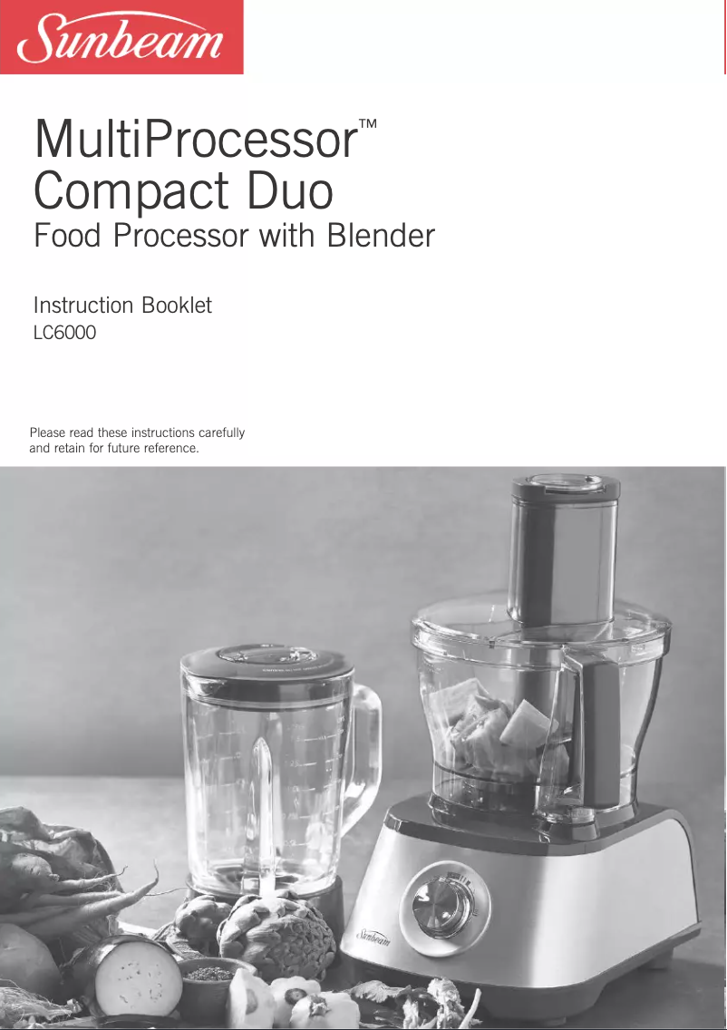 First page image of the manual for MultiProcessor Compact LC6000