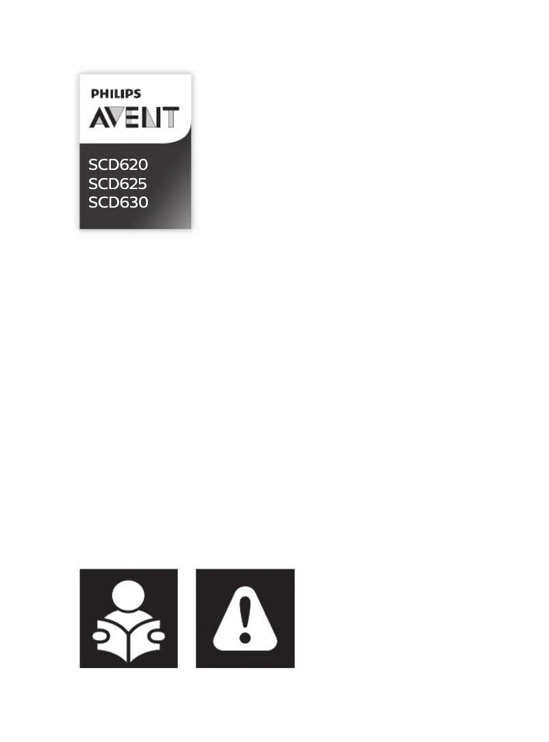 Page 1 of the manual User Manual Philips AVENT SCD625