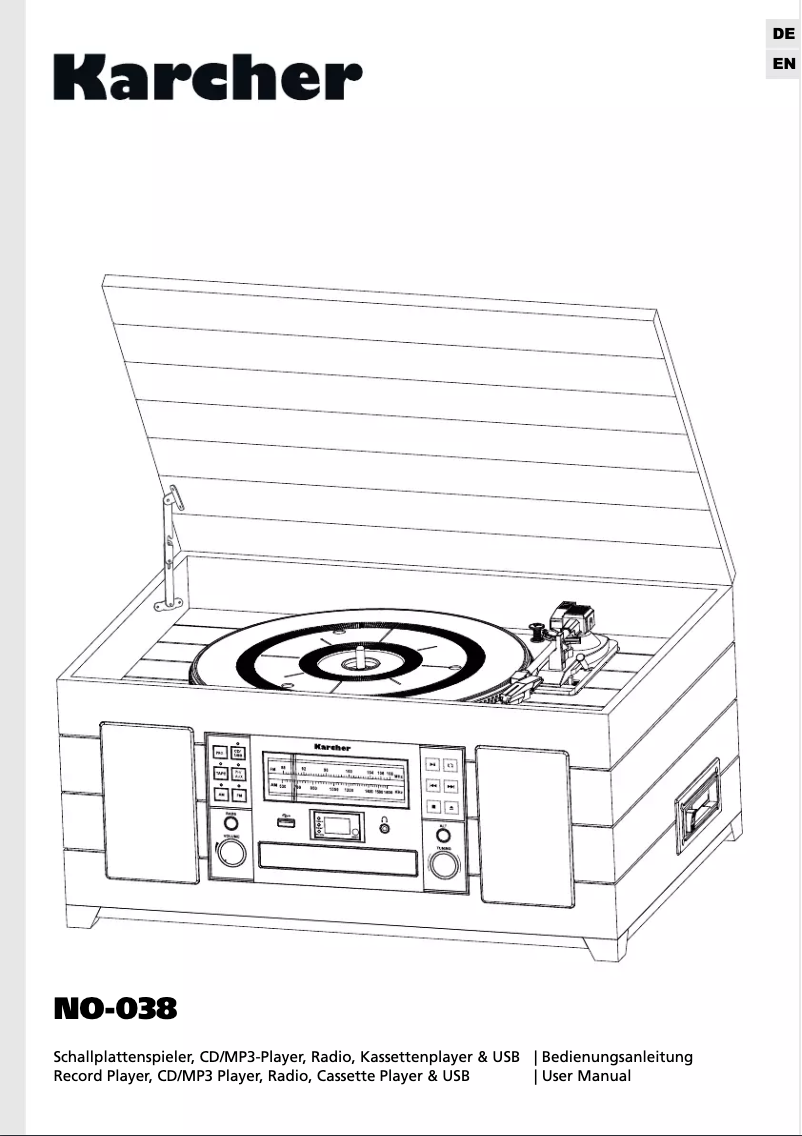 First page image of the manual for NO-038