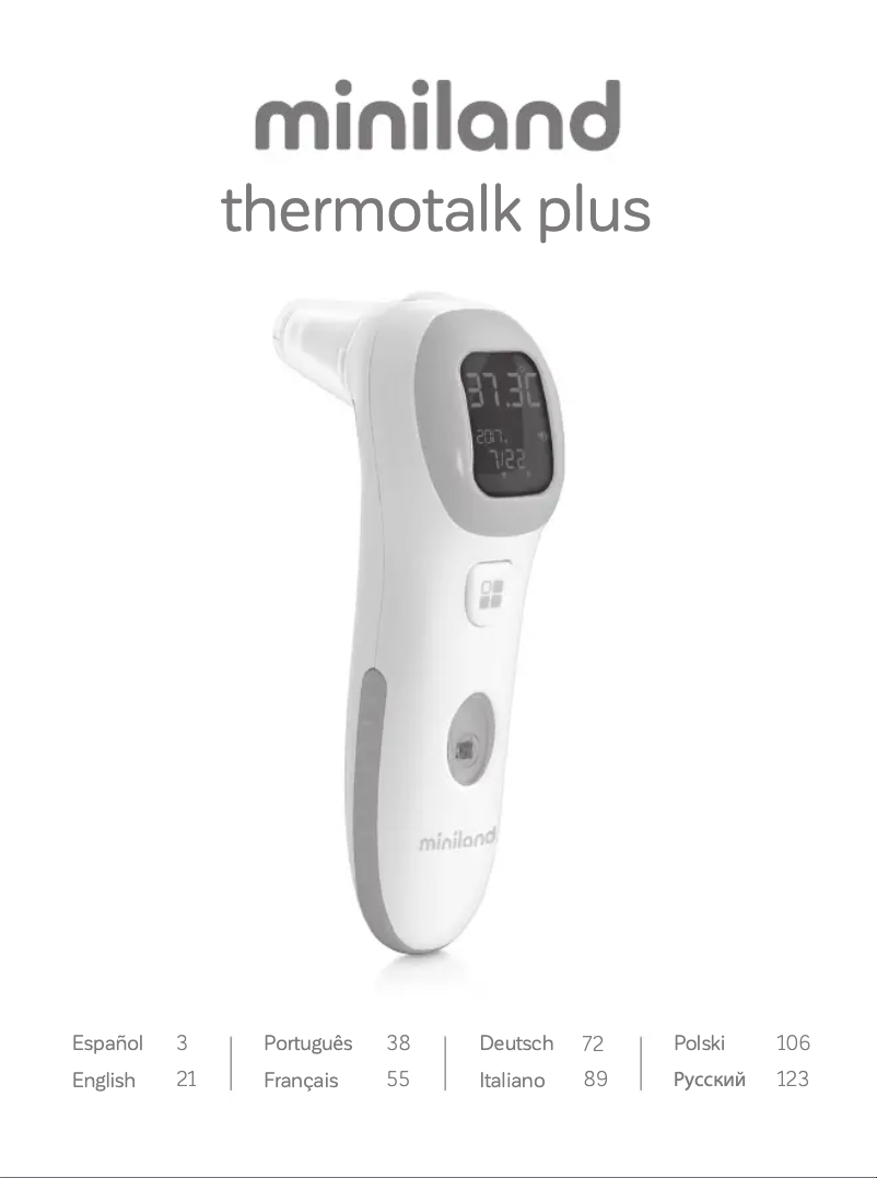 First page image of the manual for Thermotalk Plus