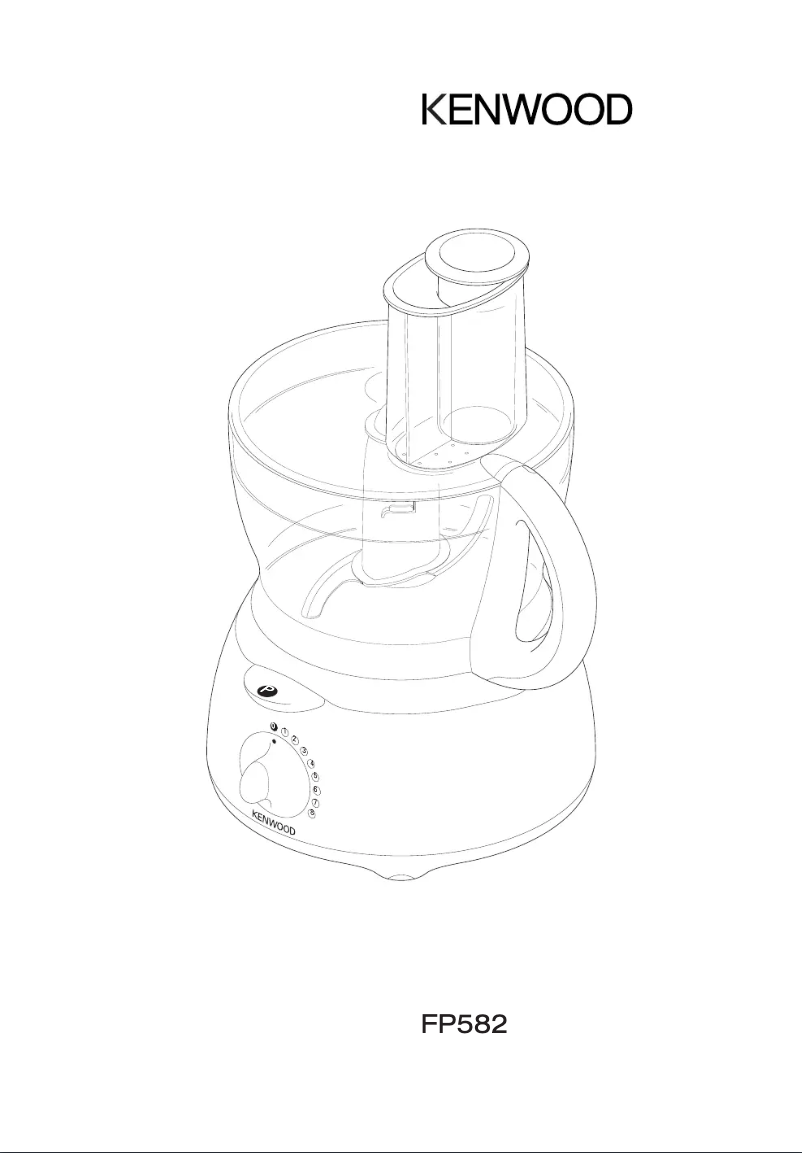 Page 1 of the manual User Manual Kenwood FP582