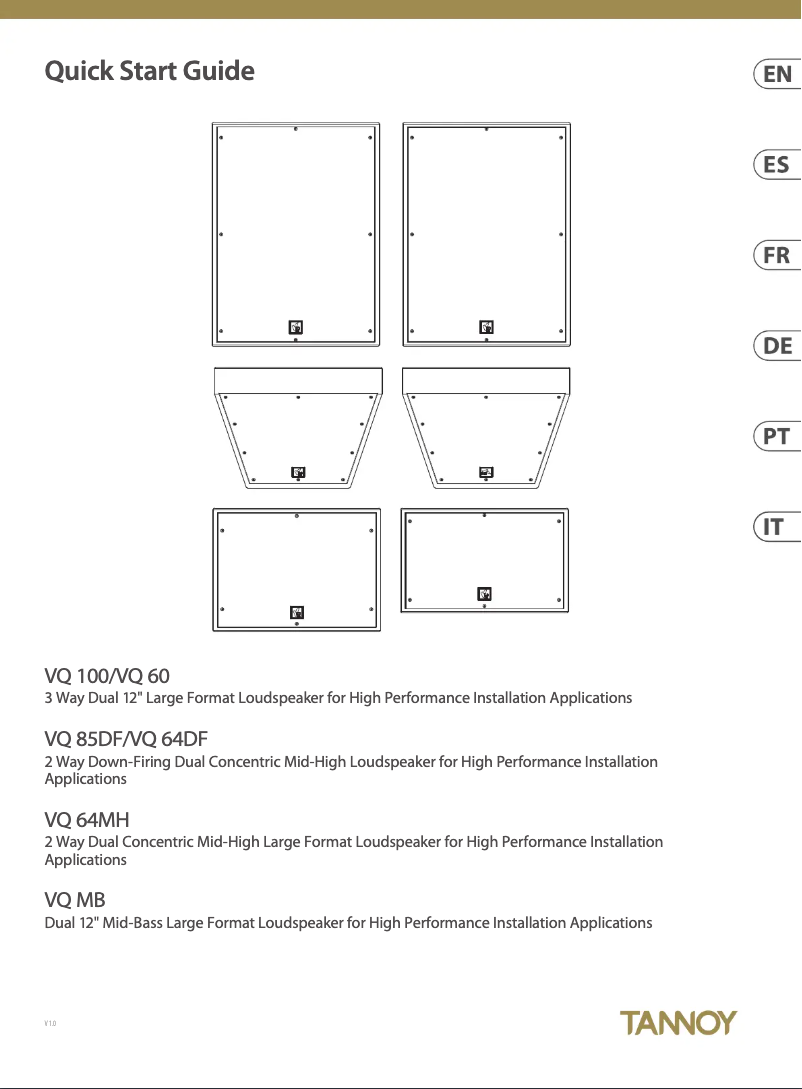 First page image of the manual for ROD END VQ M12