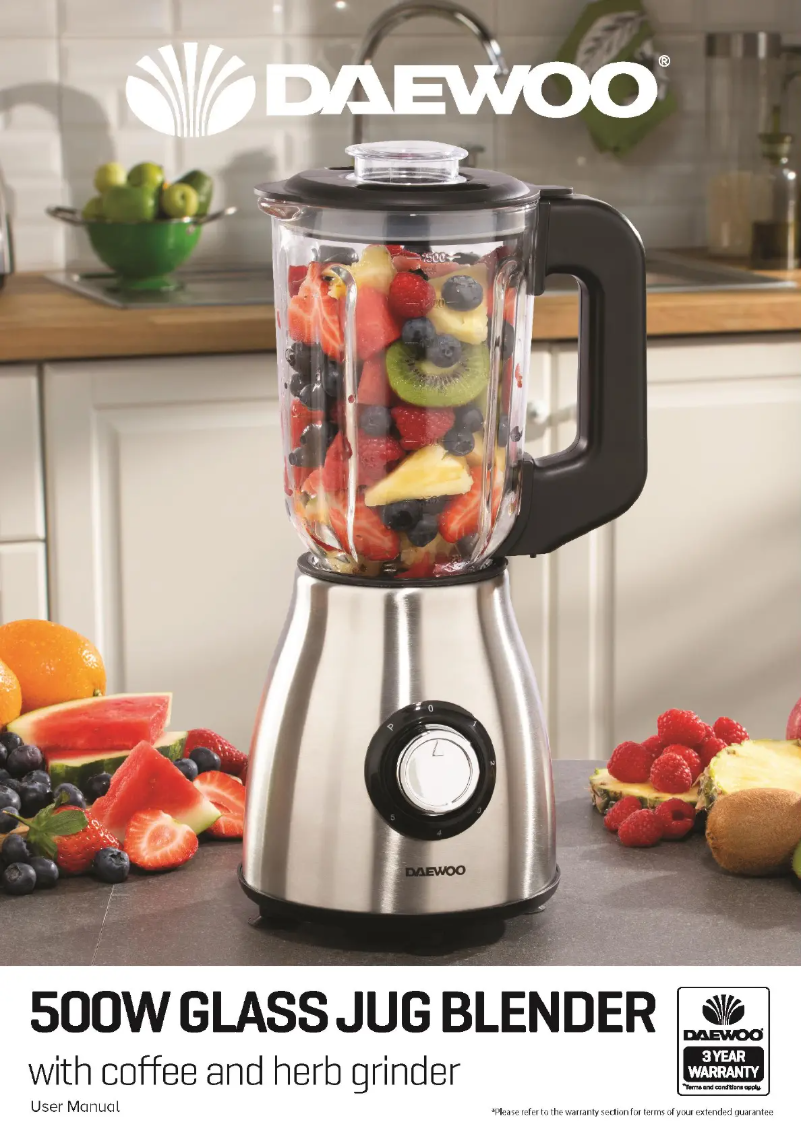 Page 1 of the manual User Manual Daewoo SDA1561