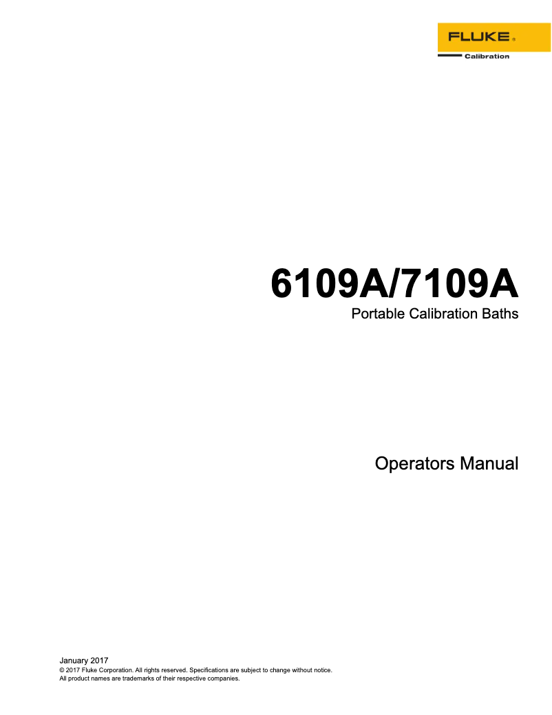 Image de la première page du manuel de l'appareil 6109A