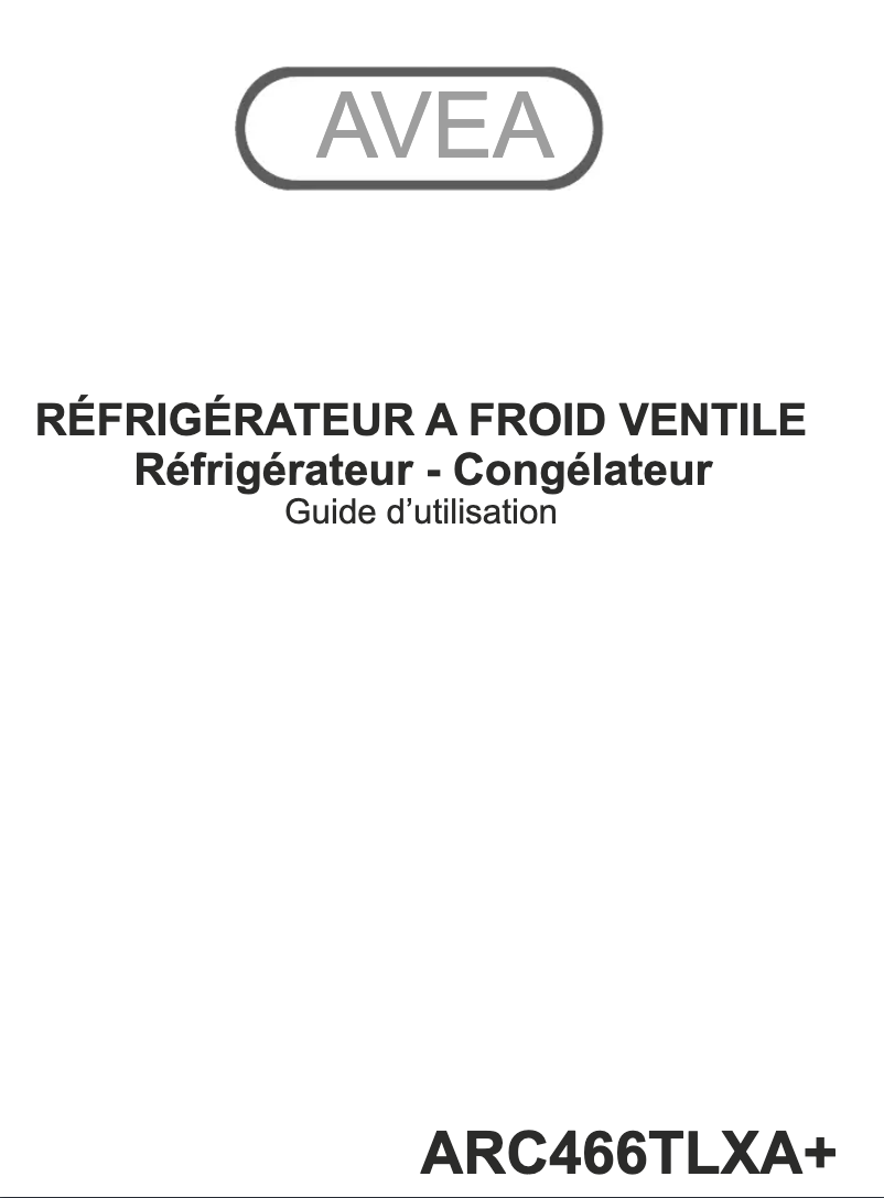 First page image of the manual for ARC466TLXA+