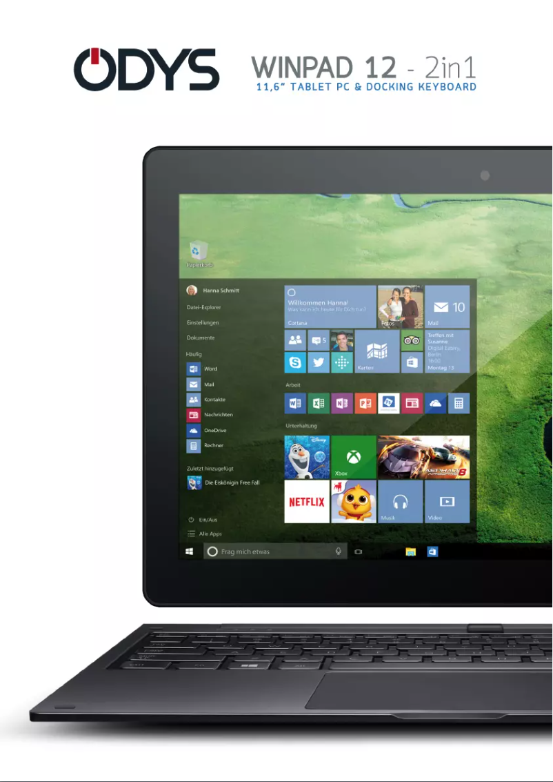 First page image of the manual for Winpad 12