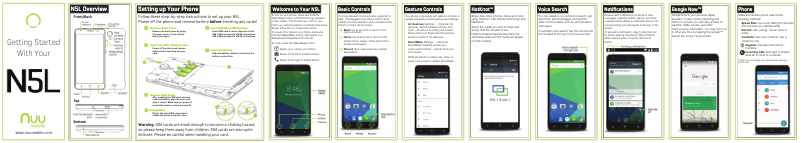 Page 1 of the manual User Manual NUU Mobile N5L