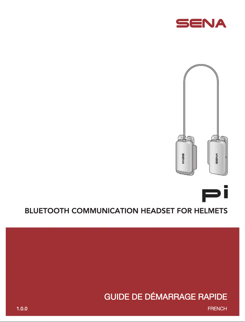 Page 1 of the manual Quick Start Guide Sena Pi