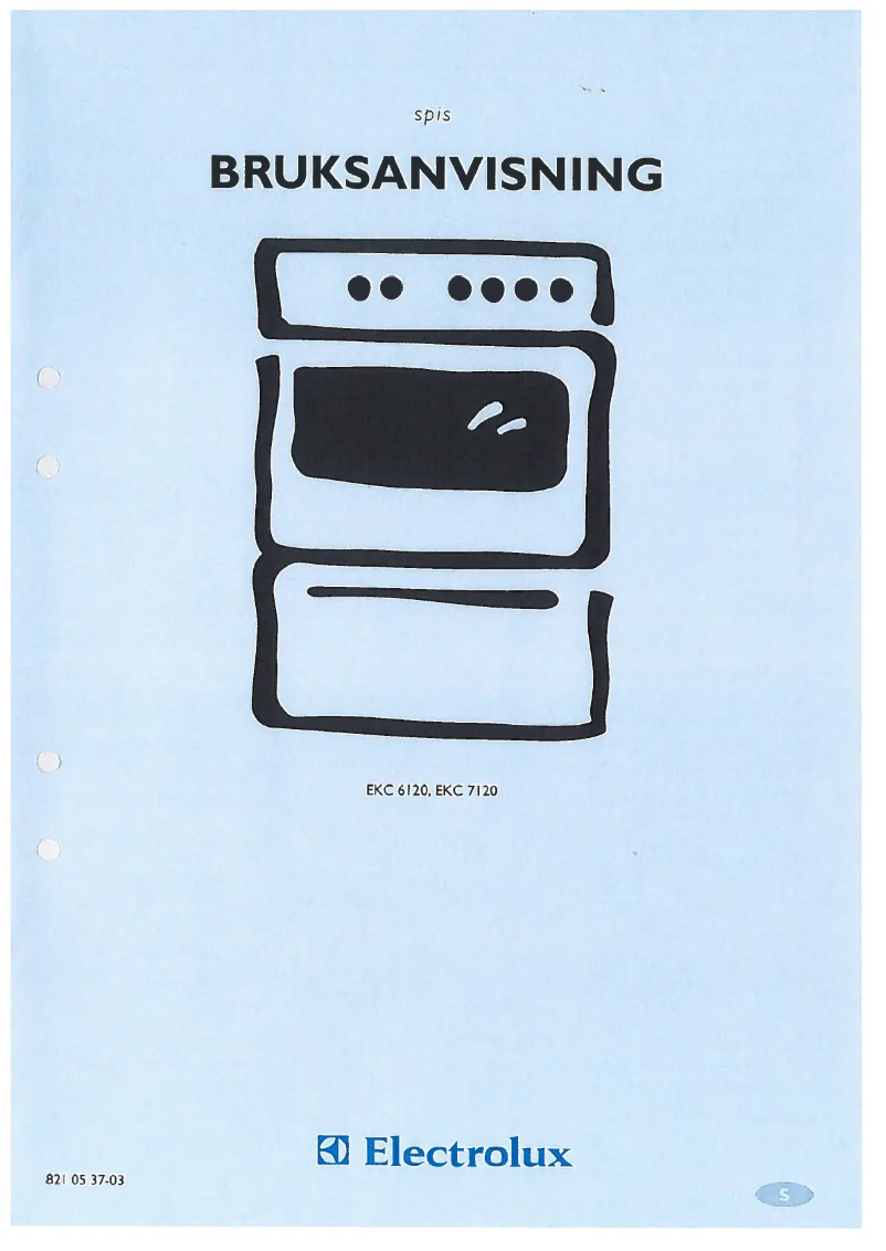 First page image of the manual for EKC6120