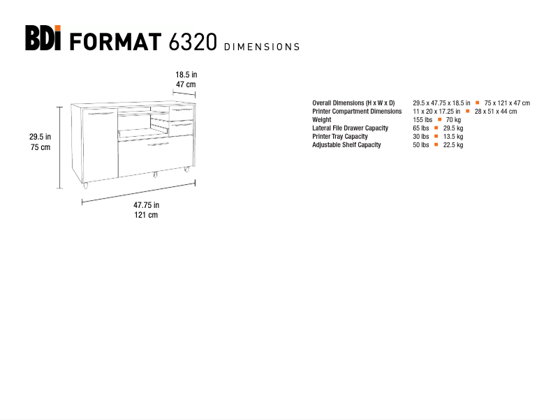 First page image of the manual for Format 6320