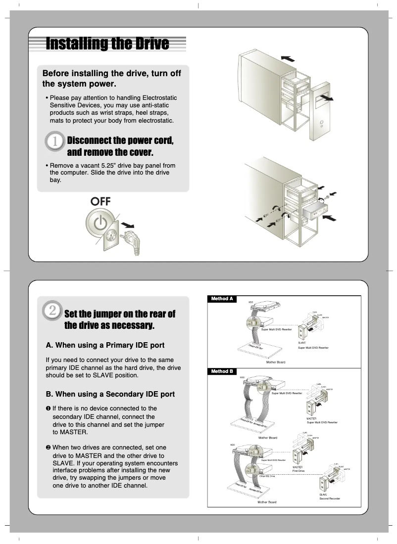 First page image of the manual for GH20LP20