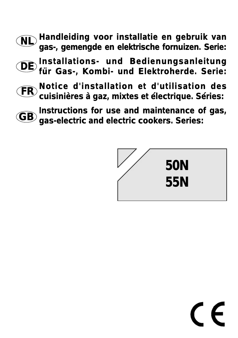 First page image of the manual for A1602HRVS